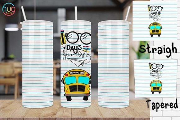 100 Days Flew by Tumbler Wrap Graphics Review