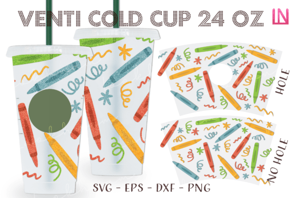 Crayon Doodle Venti Wrap: Graphics & Crafts Review