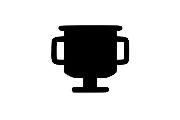 Dingbat Icon Glyph Cup Trophy for Crafts & Graphics