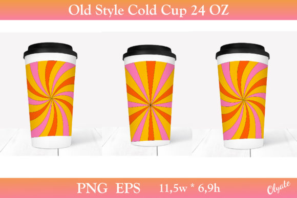 Old Style Vintage Tumbler PNG: Graphics for Crafts