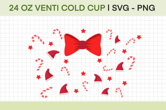 Santa Hat Candy Cup Wrap: Graphics & Crafts