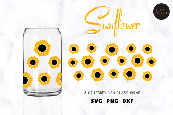 Sunflower Libbey Can Glass Wrap: A Graphics & Crafts Review